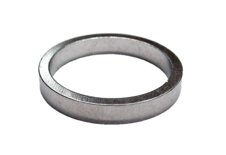 SPACER Alloy, 1 1/8 silver 5mm