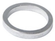 SPACER Alloy, 1" Headset 5mm Silver