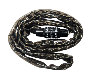 Lock, Combination chain lock , 2.3 x 915mm, 3 digit code, BLACK