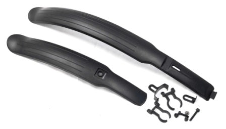 MUDGUARD SET 24-26, Front & Rear, P.P, clip on type.