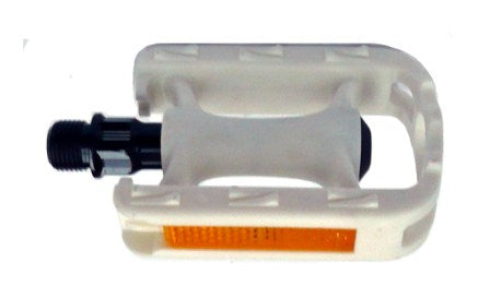 PEDALS 1/2" Kids, 12-16" bikes, WHITE