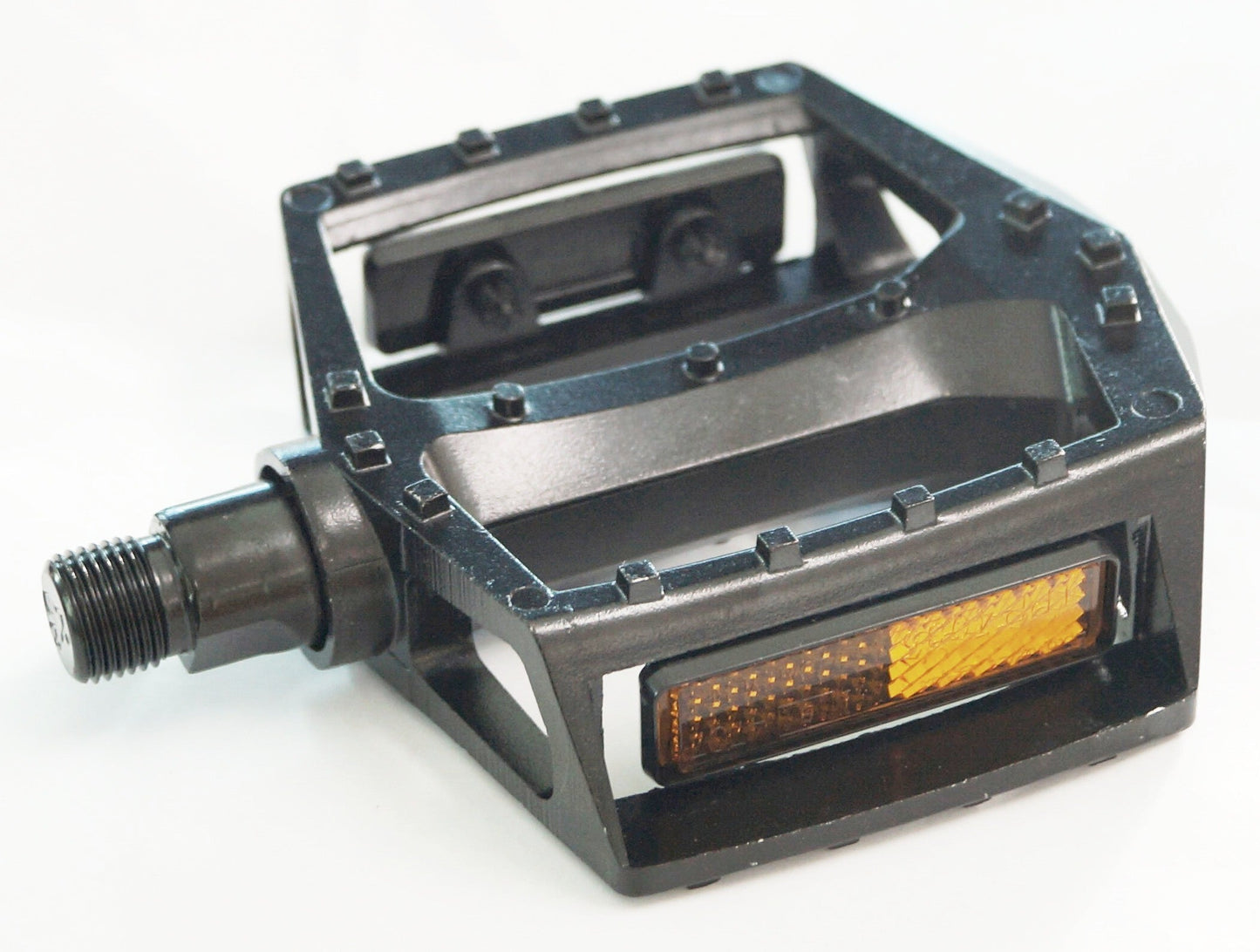 PEDALS 9/16" BMX, Large Platform, One Piece Alloy Body, BLACK by FPD