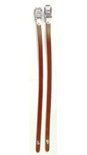 Straps for Toe Clip, LEATHER (sold as a pair) L: 430mm