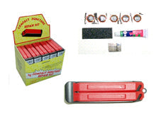 PUNCTURE REPAIR KIT - BULK Pro Series Retail Display Box of 25 sets (set includes 2 plastic tyre levers, 5 patches & a 10ml glue)