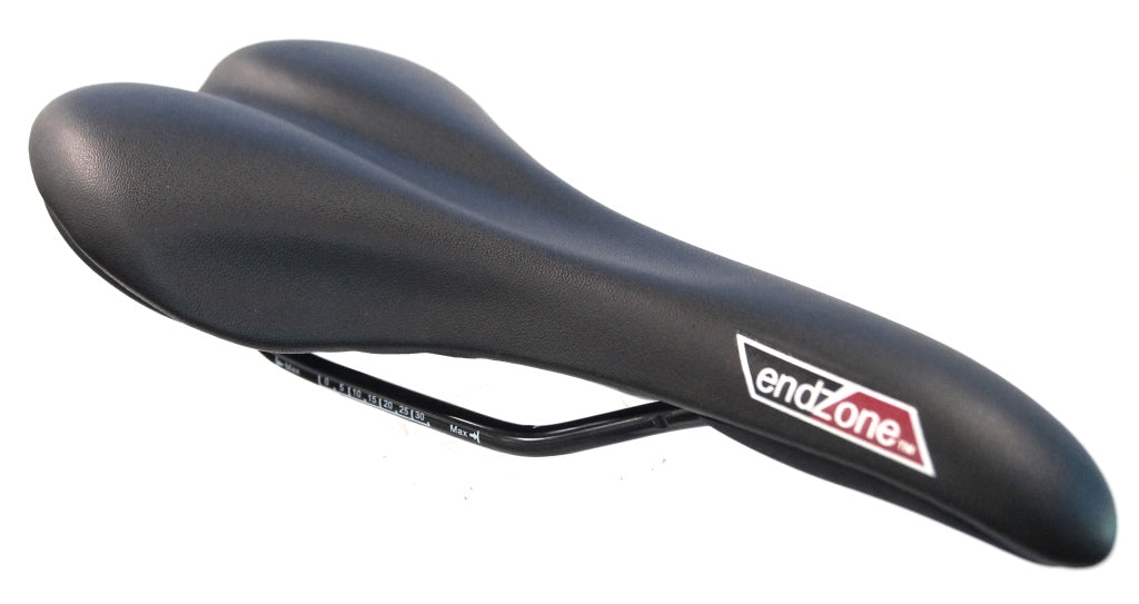 SADDLE, Road/RACER, 275 x W125mm, ALL Black, End Zone
