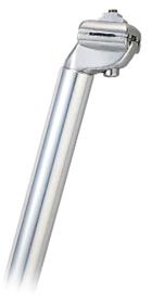 SEATPOST 28.4 x 400mm, Micro-Adjust, Alloy SILVER