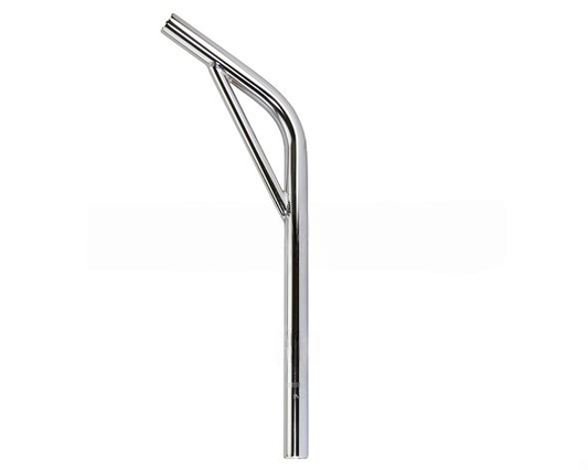 `A NEW ITEM - SEATPOST LAYBACK W/SUPPORT   22.2MM X 400MM CR-MO - CHROME
