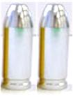Valve Cap SILVER Bullet, 2 pce