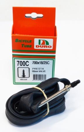 TUBE 700 x 18/25C F/V 80mm, Threaded