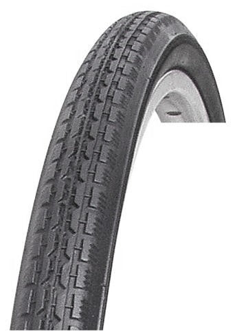TYRE 27 x 1.3/8 BLACK, Quality vee Rubber tyre (37-630)