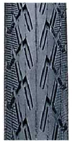 TYRE 700 x 35C BLACK with Puncture Protection + Reflective tape (35-622)