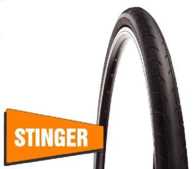TYRE 700 x 25C BLACK Taiwan Premium, Duro Stinger Road Tread, Kevlar belt for Puncture Protection (25-622)