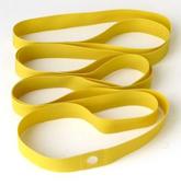 Rim Tape, Snap on Nylon, 700C Yellow 16mm X 0.5mm, 10pcs Bulk buy, better value !
