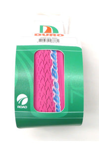 TYRE Folding 700 x 24C Fixie Pops PINK Taiwan premium tyre (24-622)