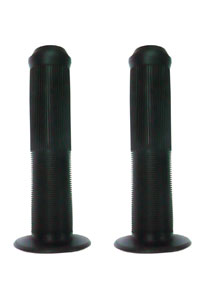 GRIPS 140mm w/flange and end plugs, BLACK