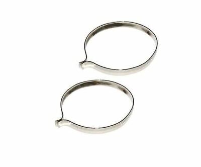 TROUSER BAND Steel, Chrome Plated (Pair)