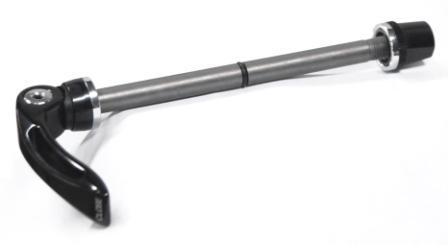 Axle and nut for bike mount, HEAVY DUTY, 9mm Quick Release