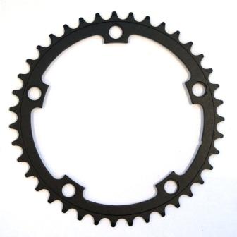 CHAIN RING 39T x 130 BCD, For 10 Speed, Alloy, BLACK