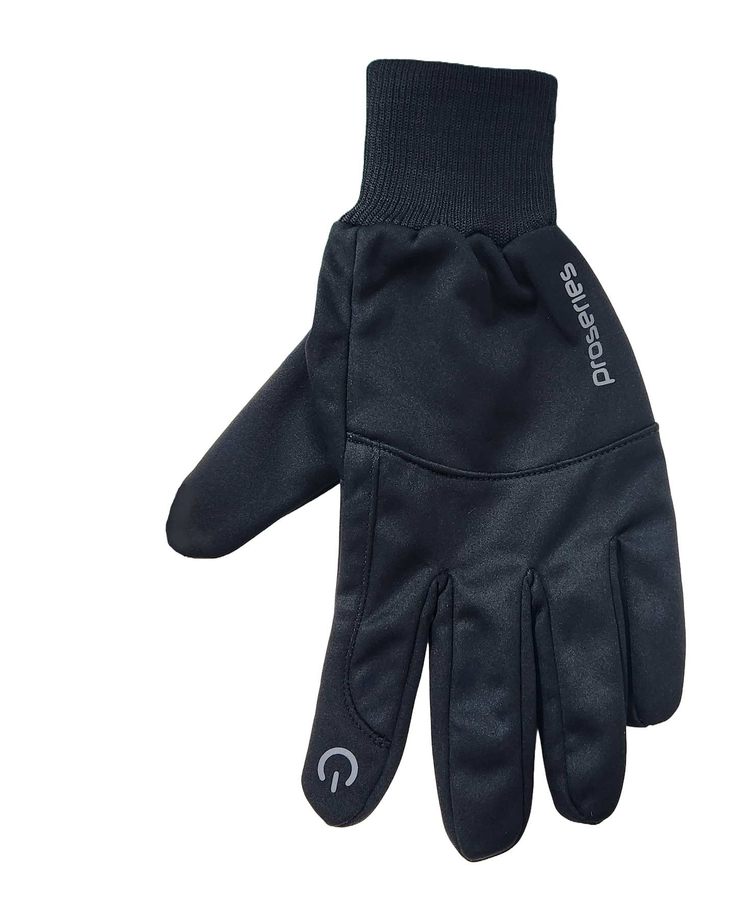 WINTER GLOVES -- Size Medium - Winter full finger, thermal, touch screen compatible, waterproof on top, BLACK