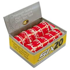 Rim Tape, Cloth, 22mm, Adhesive Backed, RED (Box 8)