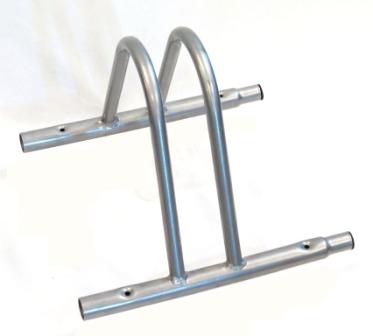 TOUR SERIES BIKE STAND - Pre-Welded - Steel, for 1 bike, fixed postion, heavy duty, male/female joining to add moreTour Series Stands, (effective base width 34cm) (28cm High)