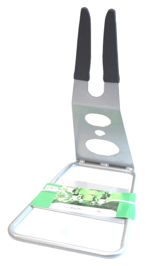 Bike stand 26-700c Silver Steel with black tips