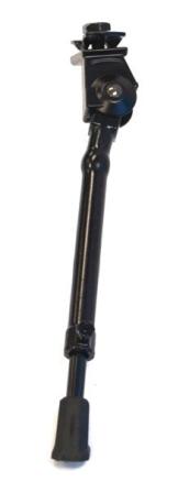 KICKSTAND 24-700C Adjustable, Centre Mount, Alloy with Steel plate, BLACK 'Tour-Series'