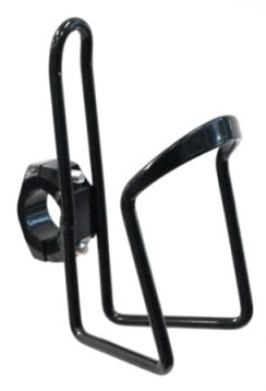 BIDON CAGE - Tour Series, Alloy, Handlebar Mount, Black, Fits Bars 22.2