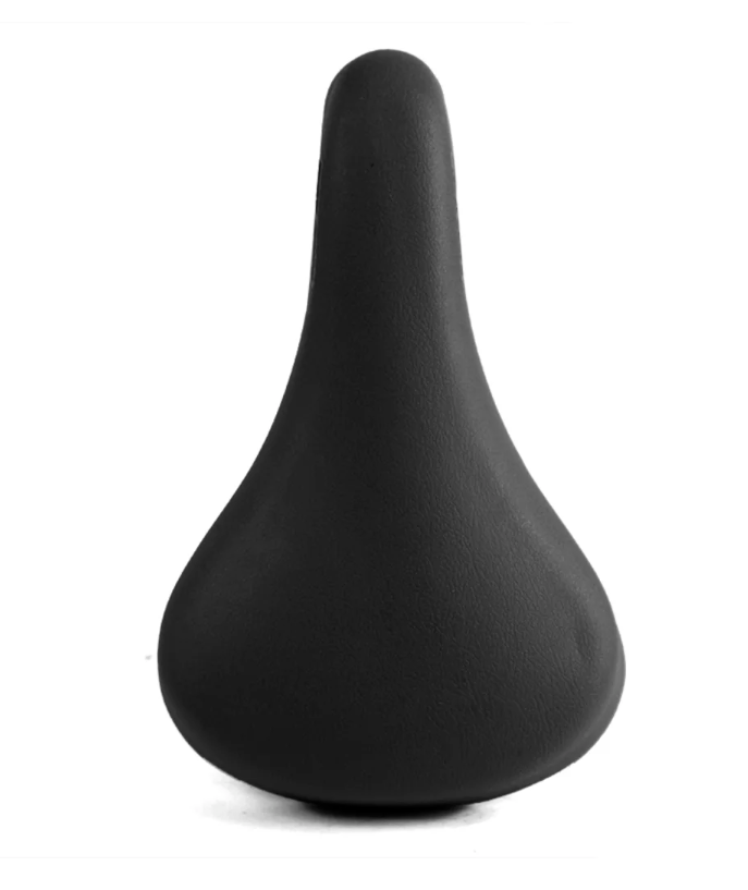 Saddle, JUNIOR vinyl top, plain black color,. L:240 W:130mm , Quality DDK product made in Taiwan