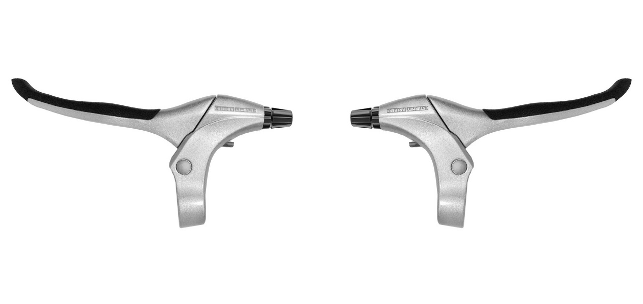 BRAKE LEVER - Sturmey Archer Brake Levers, 4 Finger Type, For Drum Brake Hub, Caliper or Cantilever (Sold In Pairs)