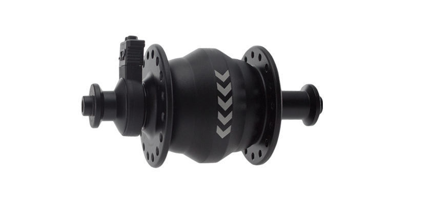 DYNAMO HUB Shutter Precision, 6V 3W Output, Front, 32H, Non Disc, Standard QR, SV-9 BLACK