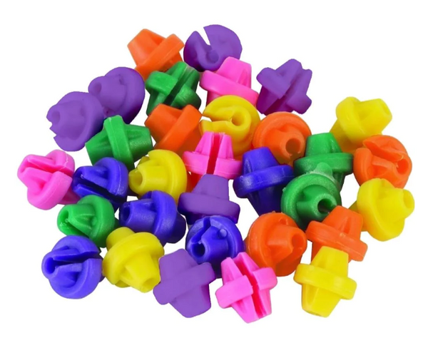 SPOKE DECORATIONS - Spokie Dokies, COLOUR Beads, Multi Colour, 36 pieces
