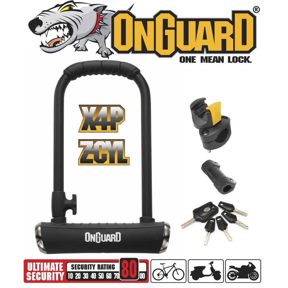 Pitbull Series - Standard U-Lock Keyed - 11.5cm x 23cm D 14mm