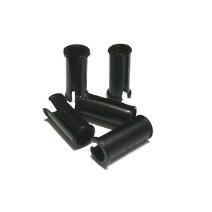 Housing Hose Guide/clips for Frame Loops, black, 5.8mm x 18.8mm, (5 pcs bag)