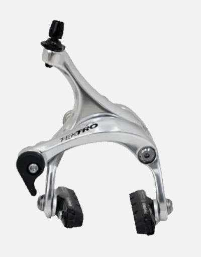 A NEW ITEM - BRAKE - Caliper Road Brake, 39-51mm Reach, Dual Pivot, Alloy, Q/R, Recessed, SILVER (Front Only) Quality TEKTRO product