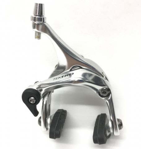BRAKE - Caliper Road Brake, 39-51mm Reach, Dual Pivot, Alloy, Q/R, Recessed, SILVER (Rear Only) Quality TEKTRO product