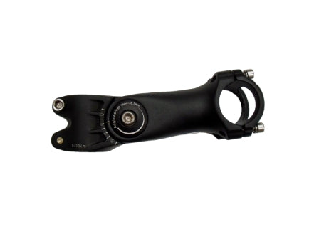 Adjustable Ahead Stem -- 110mm Ext, -20 to 60 Degree, 28.6mm Dia., 31.8mm BB, Black