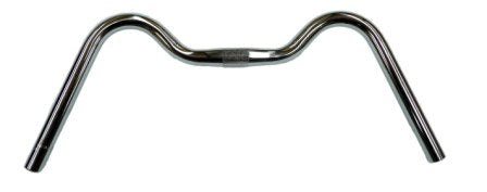 HANDLEBAR 25.4mm, W style steel CP, width 525mm