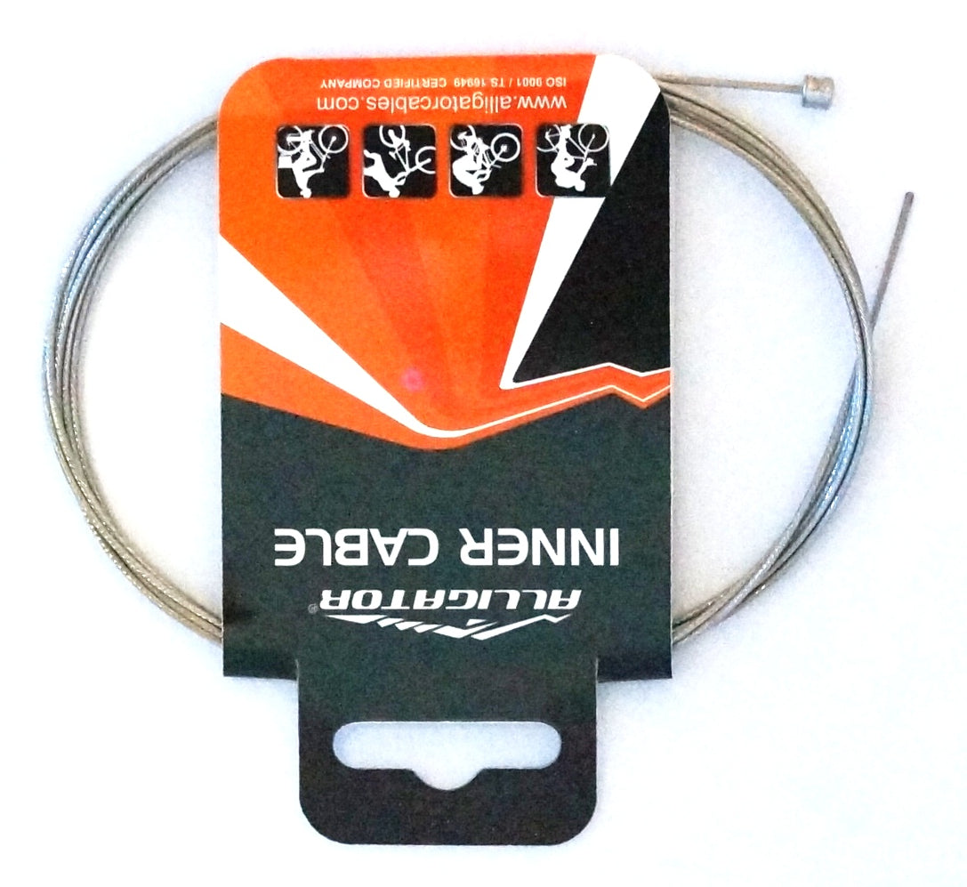 Alligator GEAR Inner wire, '31 STRAND Superior Shine Slick' Stainless 1.1mm x 2100mm (Shimano/Sram)