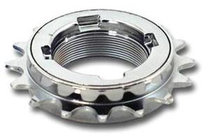 FREEWHEEL - 3/32 x 17T, "DICTA EZ-OFF" CNC Machined, SILVER