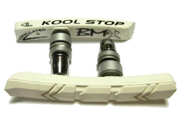BRAKE PADS - KOOL STOP BMX WHITE THREADED KSBMXW
