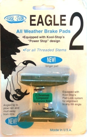 BRAKE PADS - KOOL STOP EAGLE 2 CERAMIC THREADED KSE2TC