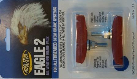 BRAKE PADS - KOOL STOP EAGLE 2 SALMON THREADED KSE2TSA