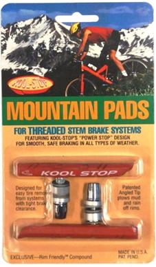 BRAKE KOOL STOP MT PAD SALMON THREADED KSMTTSA