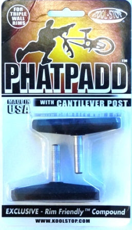 BRAKE PADS - KOOL STOP PHAT PADD CANT. BLACK KSPCB