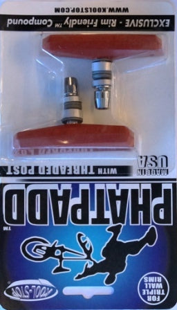 BRAKE PADS - KOOL STOP PHAT PADD THREAD SALMON KSPTSA