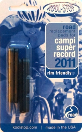 BRAKE PADS - KOOL STOP SUPER RECORD INSERT BLACK KSSRB