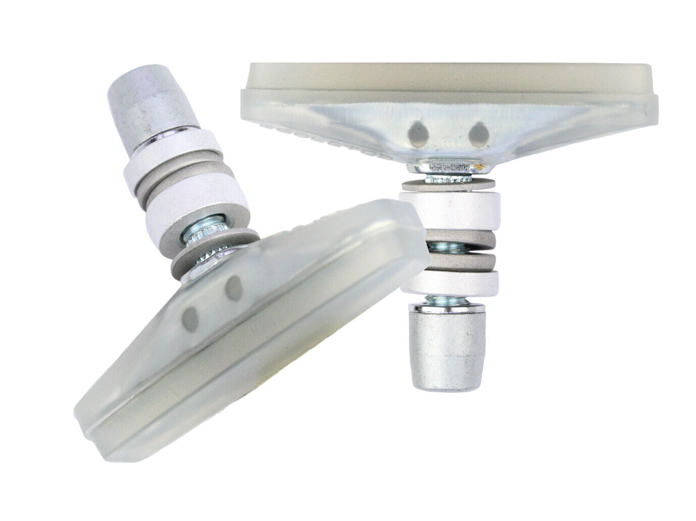 BRAKE PADS - KOOL STOP FLATLAND THREADED CLEAR KSFLTCL