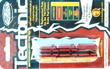 BRAKE PADS - KOOL STOP TECTONIC INSERT SALMON KSTECSA