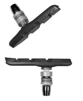 BRAKE PADS - KOOL STOP BLACK T-LINE THREADED KSTLTB